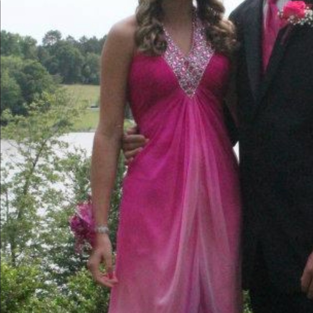 Pink/purple prom/formal dress size 2